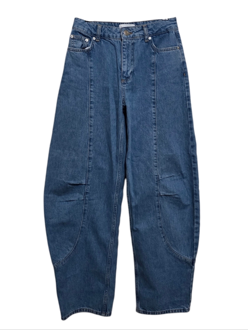 ALIGNE Courage Barrel Jeans in Light Wash Size 26 - Picture 3 of 5